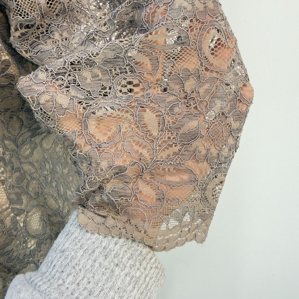 NWT Alex Marie Brown/Gold Lace Sheath Dress Women’s Size 16 - Picture 6 of 17